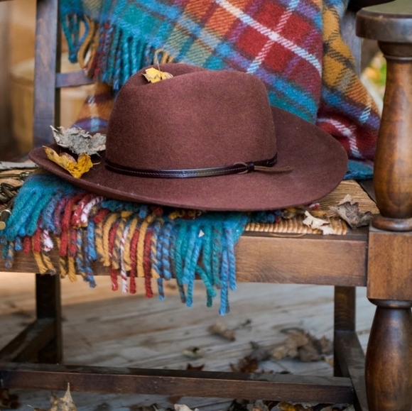 Pendleton Hat Womens Brown S M Marni Felted Wool Cap Packable Floppy Crushable main image 7